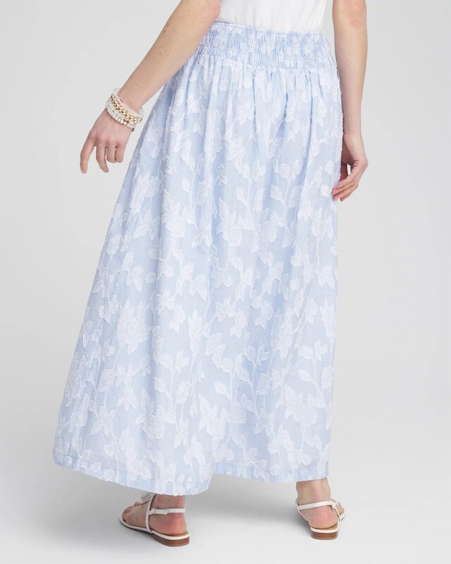 Floral Jacquard Maxi Skirt - image 3